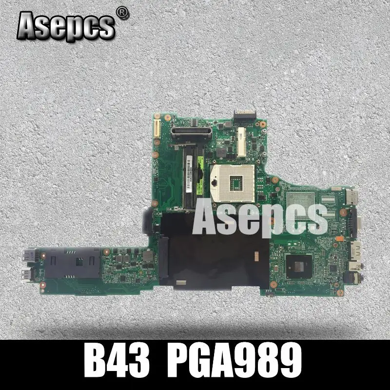 

Asepcs B43 Laotop motherboard for ASUS B43 B43F B43S Test original mainboard PGA989