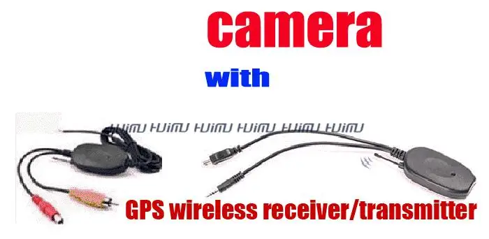 Беспроводная Автомобильная камера заднего вида для Toyota YARIS 2006-2012/Vitz - Название цвета: wireless GPS