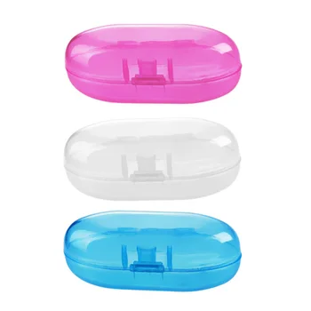

Storage Box Baby Box Baby Toothbrush Box Plastic White/Pink/Blue Silicone Massage Tooth Brush Gifts Convenient Baby Accessories