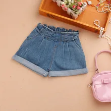 Шорты для девочек, лето, одежда для маленьких девочек, детская одежда, модные Универсальные джинсовые шорты, детская одежда для девочек 1-15 лет
