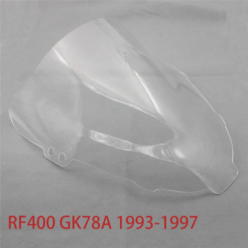 

93-97 For SUZUKI RF400 RF 400 GK78A Double Bubble Motorcycle Wind Deflectors Screen Windscreen Windshield 1994 1995 1996 1997