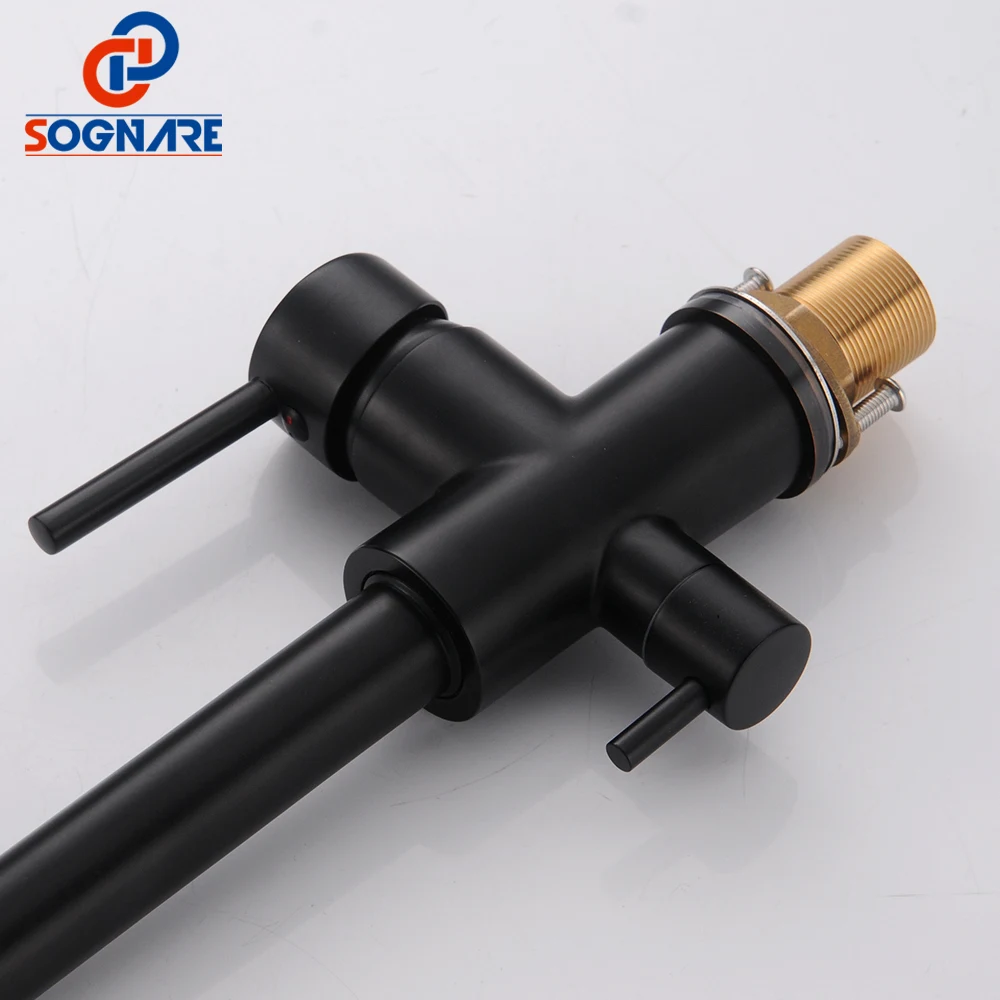  SOGNARE Kitchen Faucet Deck Mounted Water Filter Tap Three Ways Sink Mixer 3 Way Mixer Water Sink F - 32910026309