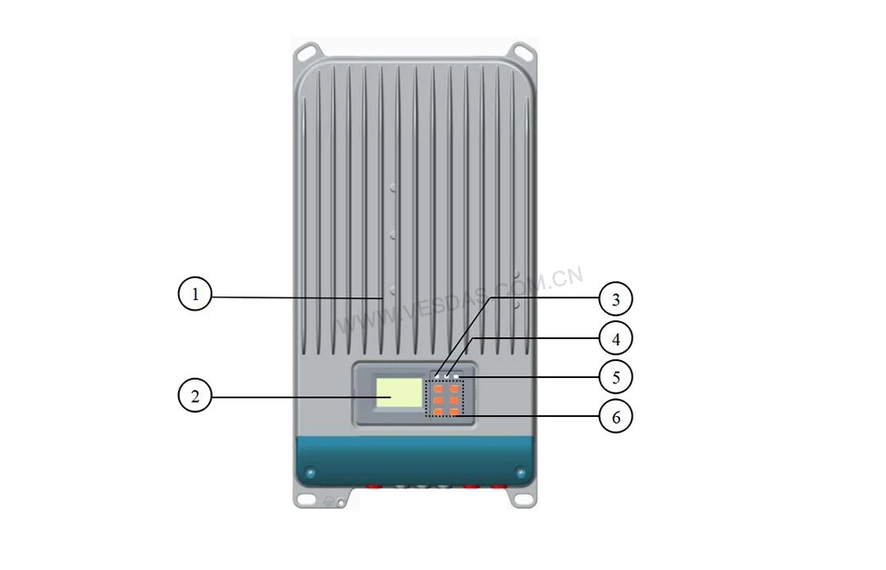 MPPT 45A 60A Контроллер заряда 12 в 24 в 36 в 48 в автоматическая работа с ЖК-дисплеем