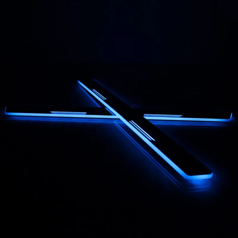  SNCN Trim Pedal LED Car Light Door Sill Scuff Plate Pathway Dynamic Streamer Welcome Lamp For Merce - 32875886869