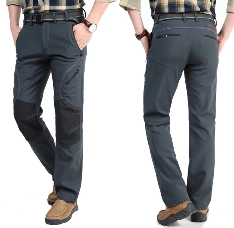 Calças de lã Inverno dos Homens Esportes ao ar Livre à Prova Mountainskin Softshell Dthick Água Grossa Caminhadas Esqui Masculino Va140 2020 6 Computers & Electronics