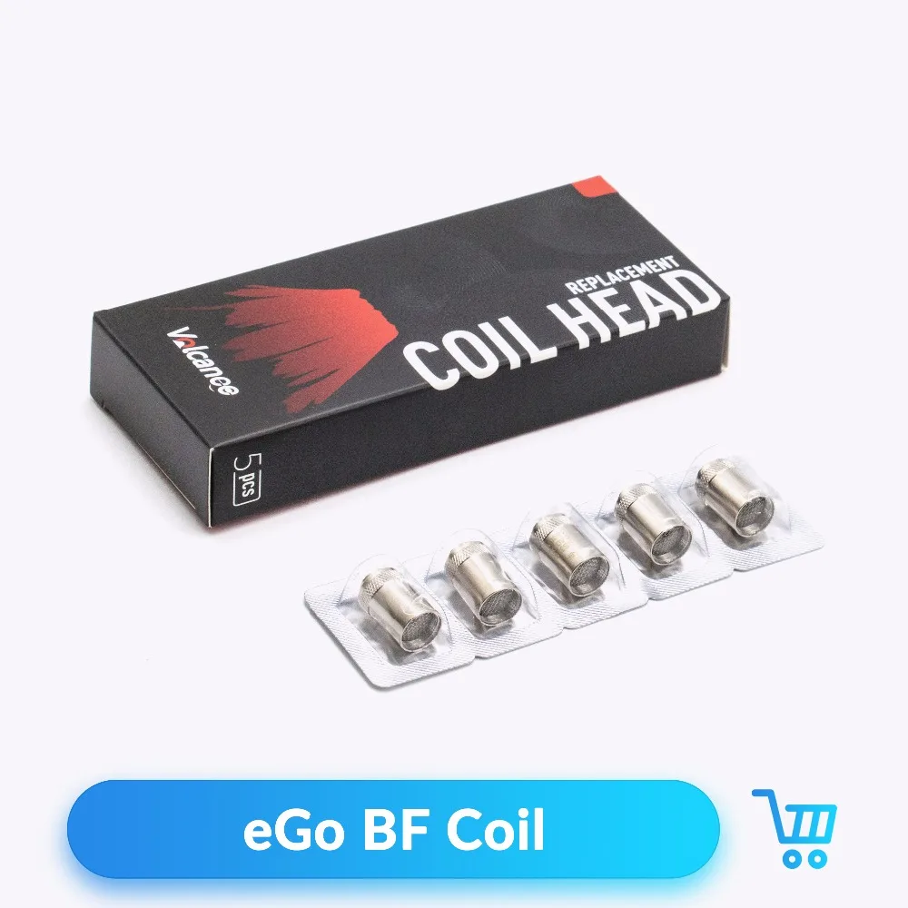 

Volcanee 20pcs BF Coil SS316 for Cubis eGo AIO Cuboid Mini Tank RTA Atomizer Vape Core Heating Wire E Cigarette Replacement Coil