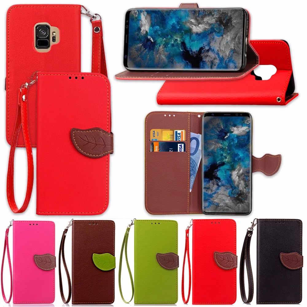 

Luxury PU Leather Wallet Case For Samsung Galaxy Note 9 8 S8 S9 Plus S7 Edge J3 J5 J7 A8 A3 A5 A7 Cards Holder Flip Phone Cover