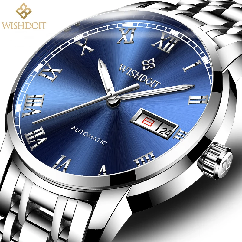 

New Watches Men Luxury Brand Chronograph Men Sports Watches Waterproof Full Steel machinery Men's Watch saat Relogio Masculino