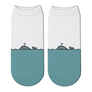 

Cute Whale 3D Interesting Printed woman and girl's Socks