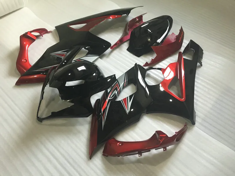 

Top-rated Injection mold Fairing kit for SUZUKI GSXR1000 K5 05 06 GSXR 1000 2005 2006 ABS Red black Fairings set+gifts SE19