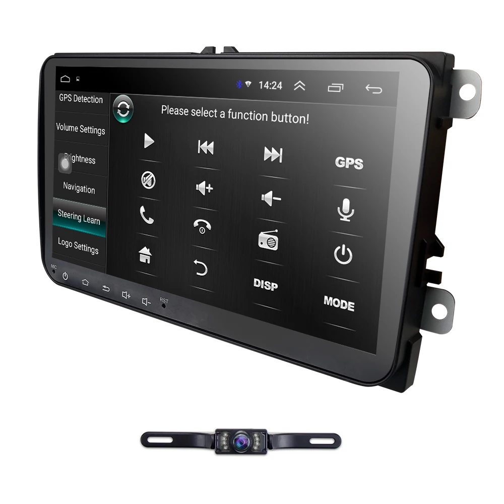 Perfect Android 8.1 Car DVD Player 9" Stereo for V W GOLF 5 Golf 6 Polo Passat CC J etta Tiguan Touran GPS Navigation Free Camera 4