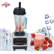 ITOP Commercial Blender Fruit Juicer Food Mixer Professional Kitchen Appliance itop commercial professional juicer ice crusher blender multifunctional kitchen appliance food mixer