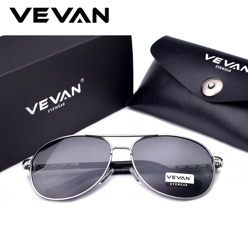 VEVAN, классические солнцезащитные очки пилота, Мужские поляризационные, уф400, люксовый бренд, для вождения, солнцезащитные очки, солнцезащитные очки, мужские очки, lentes de sol hombre