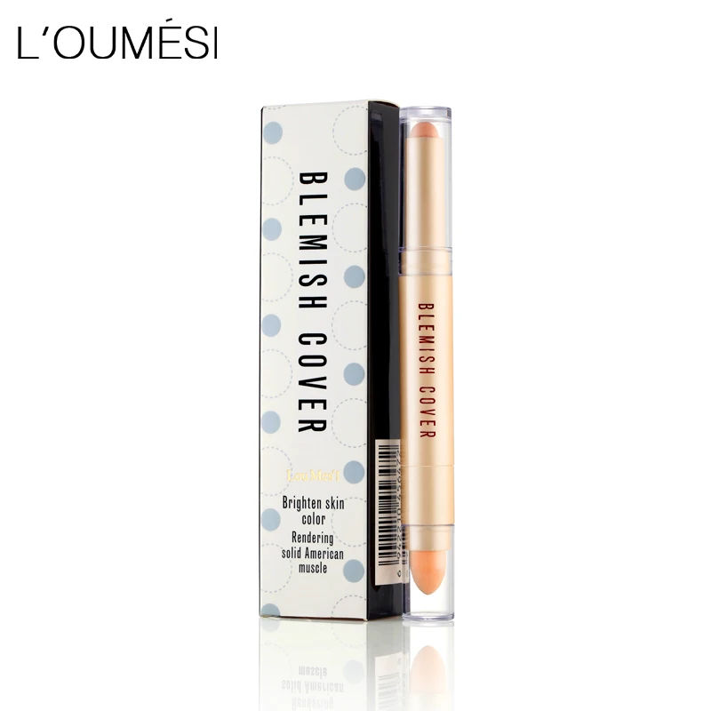 

Loumesi concealer pencil foundation hide blemish dark circle cream concealer pencil base Liquid Foundation Long Lasting 6g