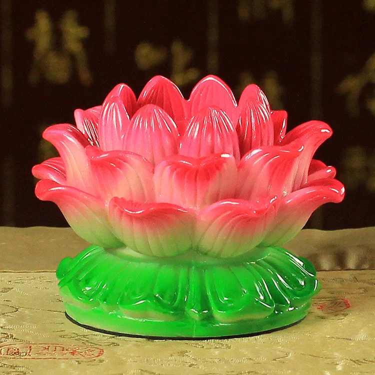 

Small lotus candle holder butter lamp Buddhist temple Buddhism light candlestick candleholder candle base candler~