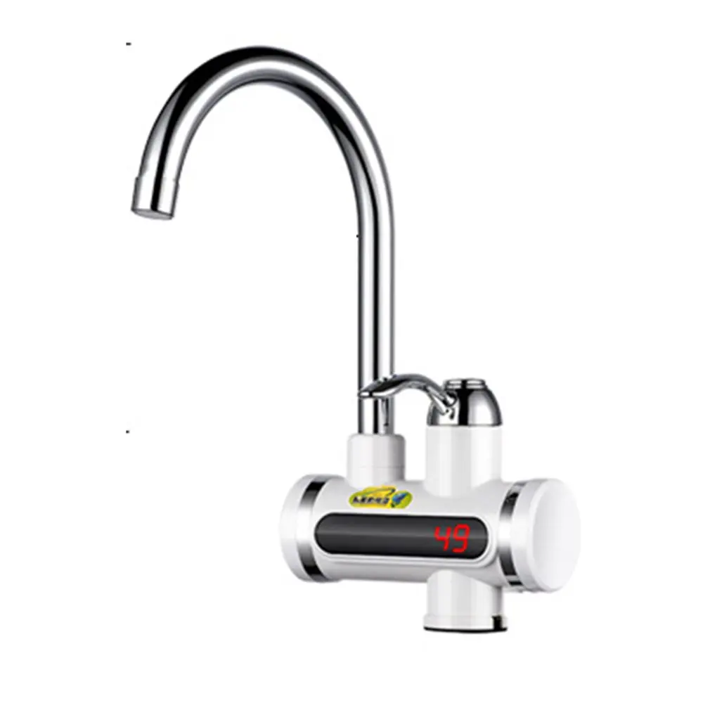 

LED Screen Electric Faucet Digital Display Tankless Fast Heating Hot/Cold Dual-Use Speed Hot