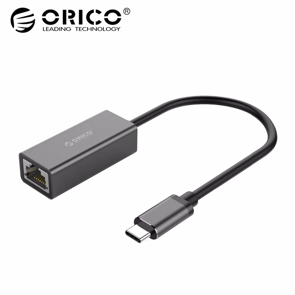 

ORICO USB C 3.1 to RJ45 Gigabit Ethernet Adapter for MacBook Samsung Galaxy S9 S8 Huawei Mate P20 P10 Pro Type C USB 3.1 Adapter