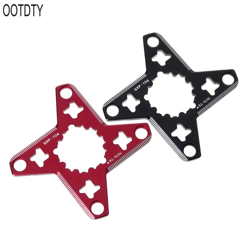 cheap New 1 Pc Bicycle Adapter Convert GXP to BCD104 Transition Socket MTB Bike Crank Repair Replacement Accessories Aluminum Alloy