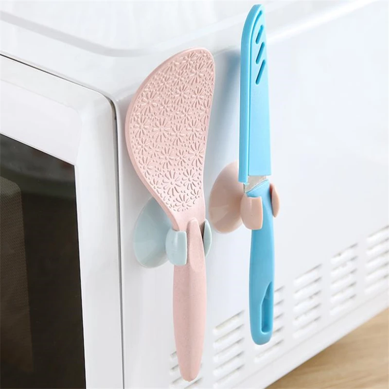 Doreen Box Kitchen Rice Cooker Microwave Oven Sucker Rack Hook for Rice
