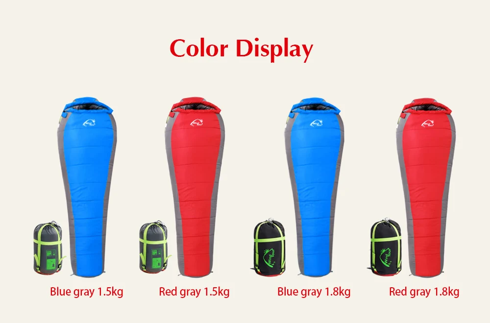 Windtour Winter Warm Cotton Sleeping Bag for Camping