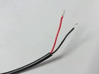 

BLACK CABLE, 22AWG, 2CORE, PVC Cable 300V 10M 1 Reel 80 C