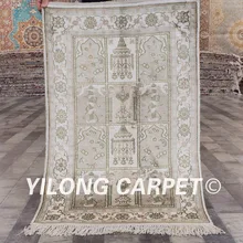 YILONG 2'x3' Восточное Искусство Шелковый ковер садовый дизайн ручной работы изысканный Тебриз персидские ковры(YHW214B2x3