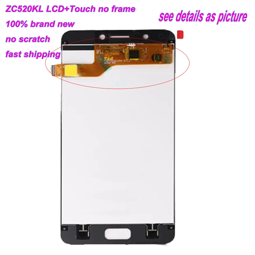 Starde 5.2'' Screen for Asus Zenfone 4 Max ZC520KL X00HD LCD Display Touch Screen Digitizer Glass Assembly with Frame and Tools