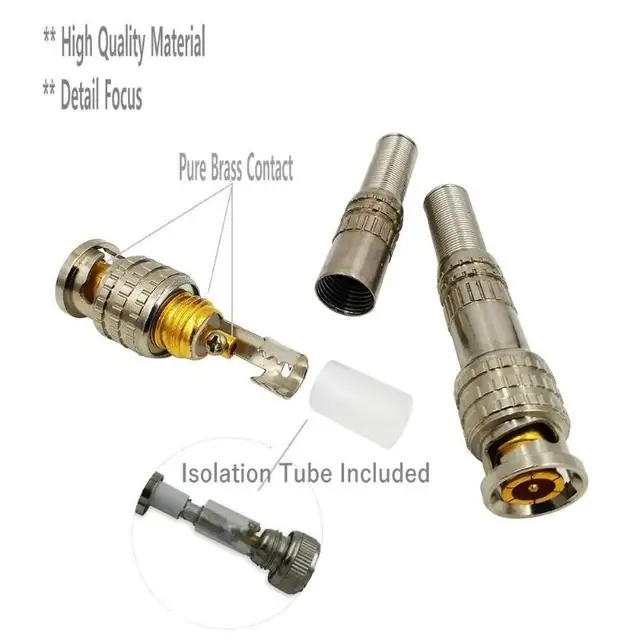 Bnc Adapter Insert Type Male Coaxial Cable Connectors Free Welding Rhaliexpress Bnc adapter insert type male coaxial cable connectors free welding rhaliexpress, bnc coaxial connectors bnc adapter insert type male coaxial cable connectors free welding video cable monitor head bnc malestaliexpress