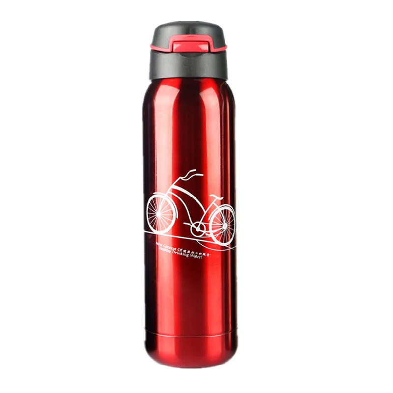 Tanie 500 ml kubek termiczny Termos kubek do herbaty Termos kubek do kawy ze stali nierdzewnej sport butelka termosowa Termos kubek próżniowy kubek ze słomką