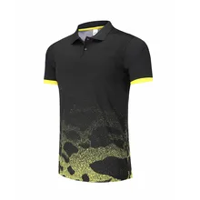 Новинка, мужская спортивная одежда, быстросохнущая, дышащая, бадминтон и боулинг, рубашки для настольного тенниса, футболка для командной игры, волейбола, поло, майки, рубашки