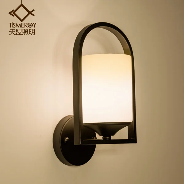 

country LED Nordic balcony staircase aisle lamp wall lamp retro modern minimalist bedroom bedside lamp wall lamp