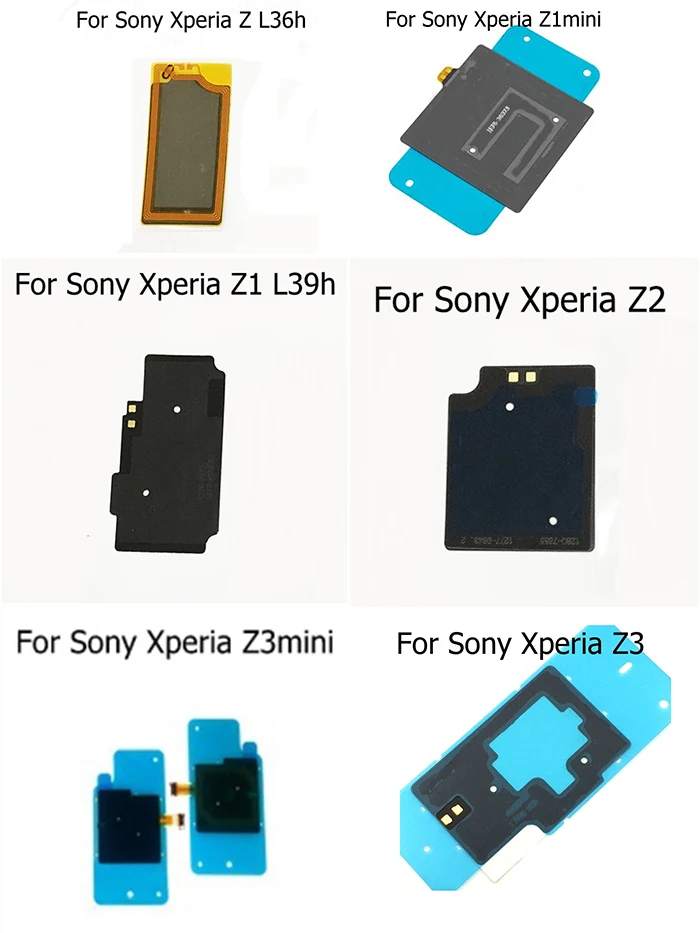 Задняя крышка чип-антенна NFC для sony Xperia Z(Сони Иксперия З) L36h Z1 L39h Z2 Z3 Z3+ Z4 Z5 премиум/Z1 Z3 Z5 Мини Компактный Беспроводной Чип зарядного устройства