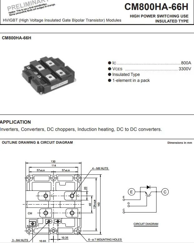 

Free shipping NEW CM800HA-66H MODULE