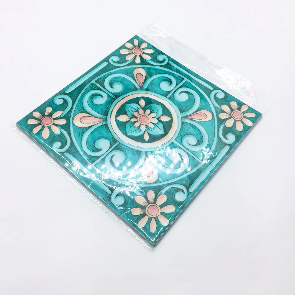 Funlife Italy Majolica Tiles Sticker,Waterproof Self adhesive Bathroom Kitchen Wall Stickers,Home Decor Furniture Art Decal