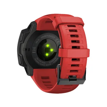 

22mm Sports Watch Silicone Band Wristband Strap for Garmin Instinct -Drop