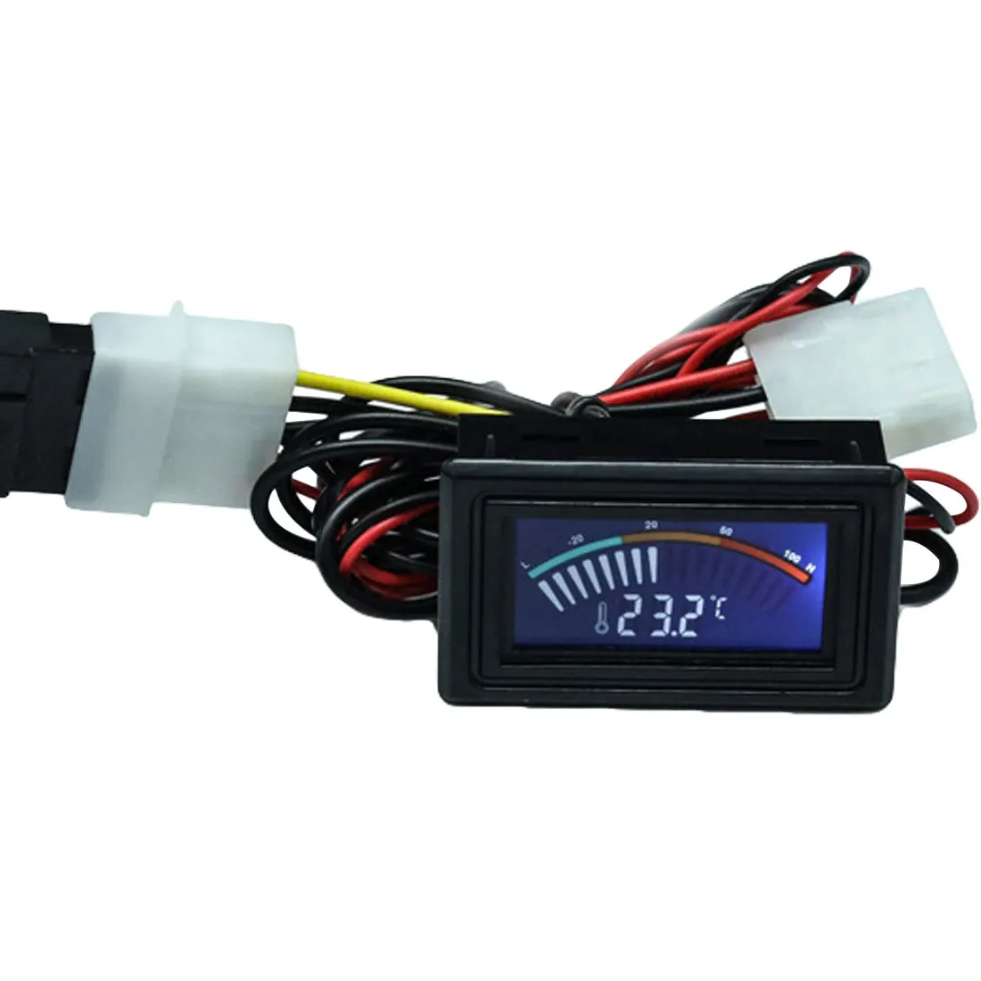 

-50-110C Digital LCD Pointer Thermometer Car Water Temperature Meter Gauge C/F for Computer Case
