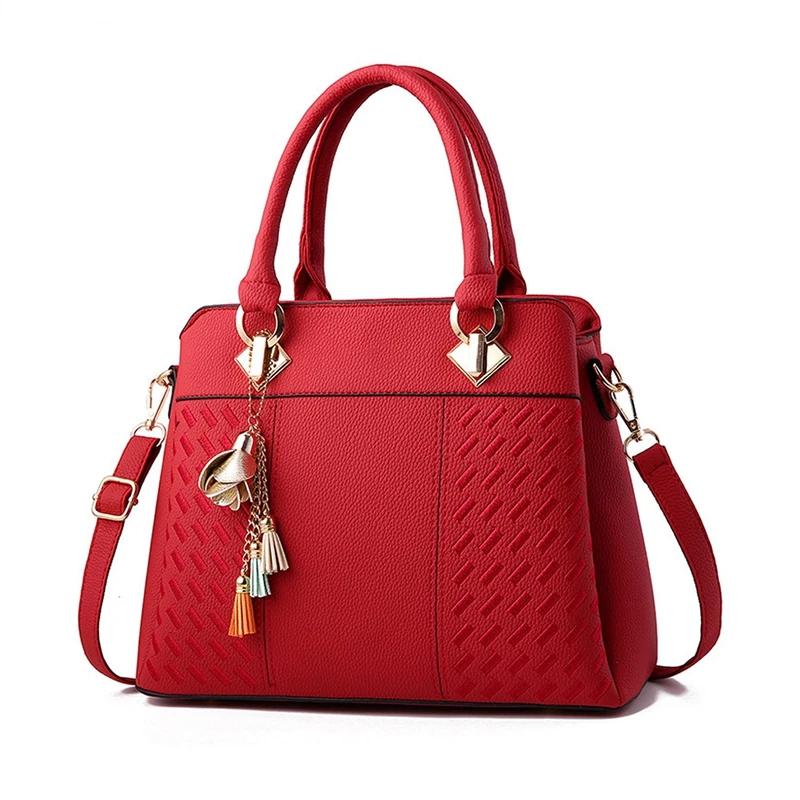 

Womens Handbags And Purses Fashion Top Handle Satchel Tote Pu Leather Shoulder Bags