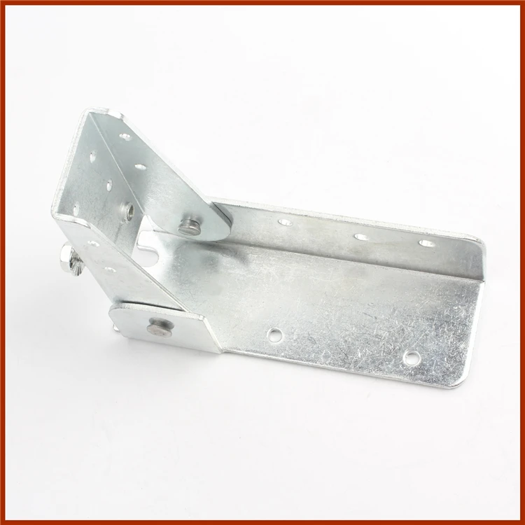 Furniture feet adjustable metal folding chair brackets , table leg