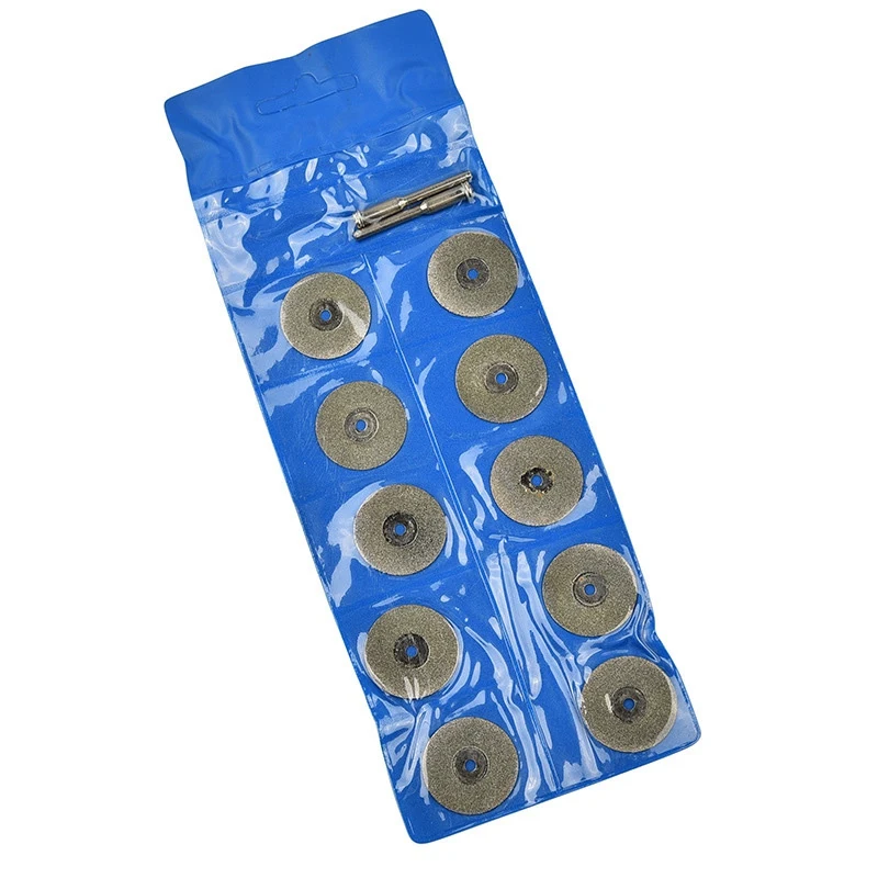 

HOEN 10pcs/set Circular Saw Blade Set HSS Circular Diamond Small Saw Blade Rotary Tool For Dremel Metal Cutter Power Tool Set