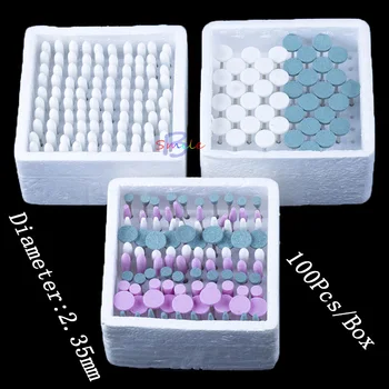 

Dental Assorted Gravel thick Mounted Point Burs 2.35mm Polisher High Quality