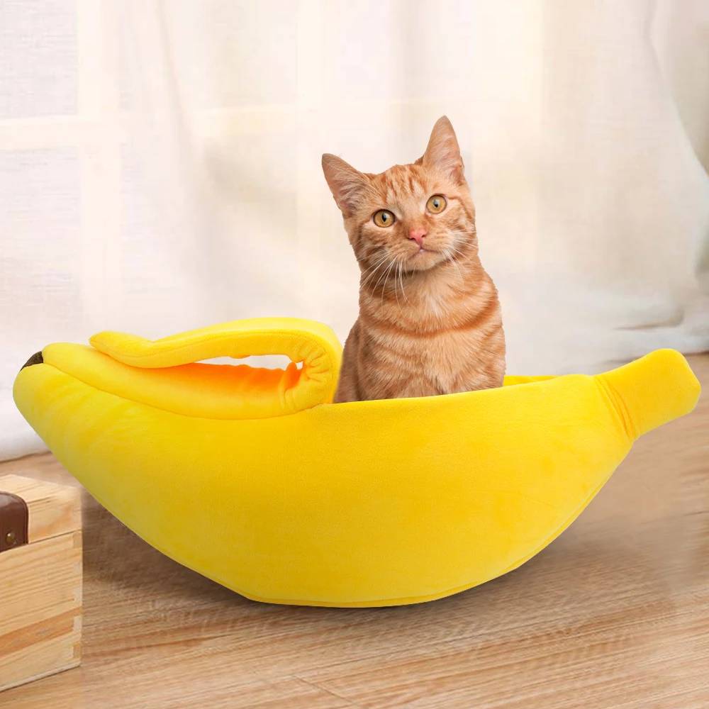 Кошка банан. Домик банан для кошки. Домик банан для кошки 001293. Banana Bed.