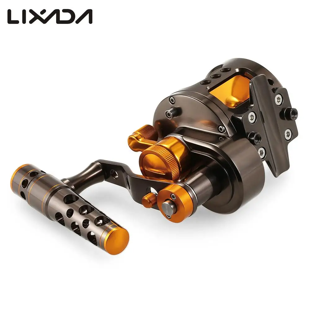 

9 BBs Trolling Reel Fishing CNC Machined 2-Speed Right/Left Hand Casting Sea Fishing Reel Saltwater Baitcasting Reel Coil