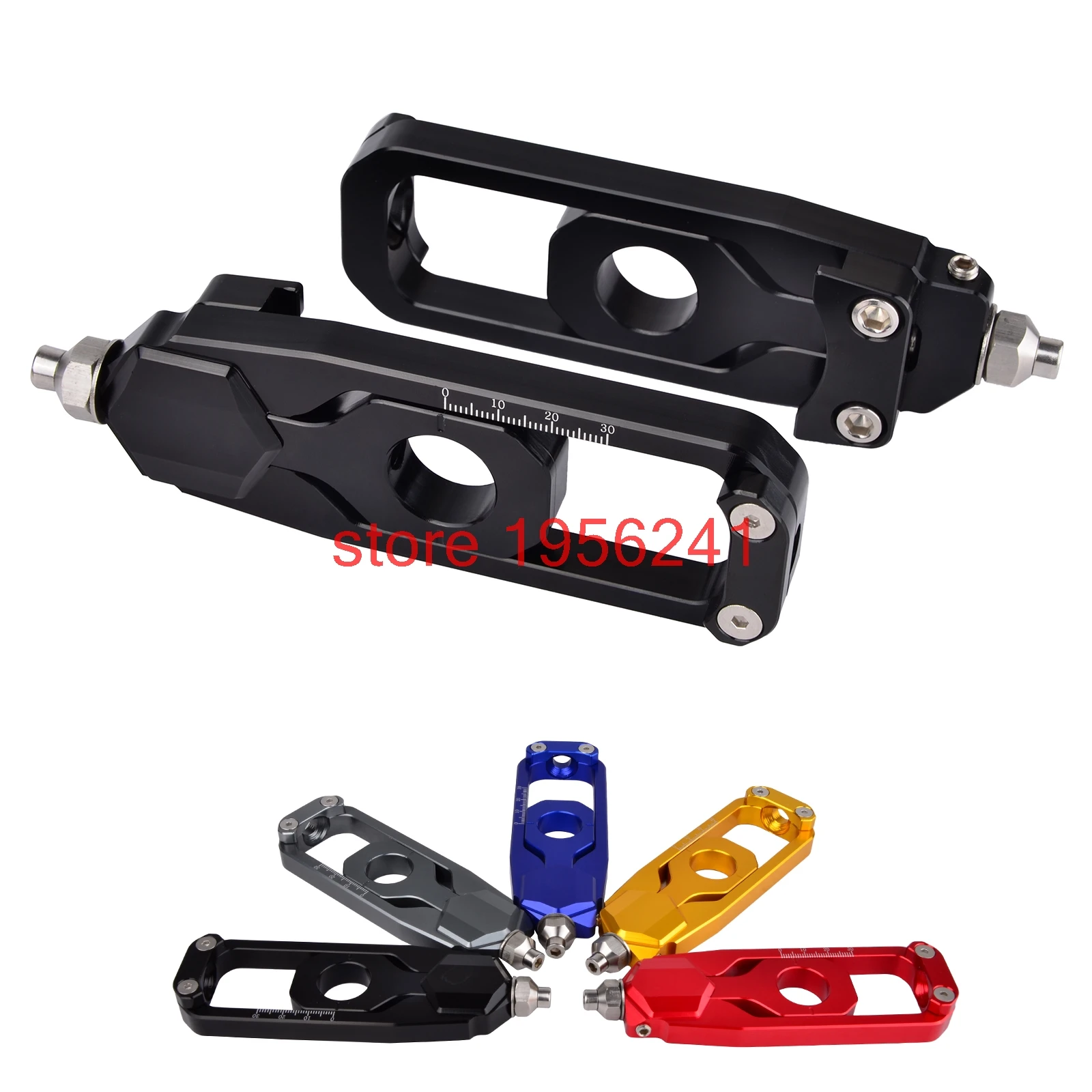 

Motorcycle CNC Rear Axle Spindle Chain Adjuster Block For Yamaha MT09 MT-09 Tracer XSR900 XSR 900 2013-2017