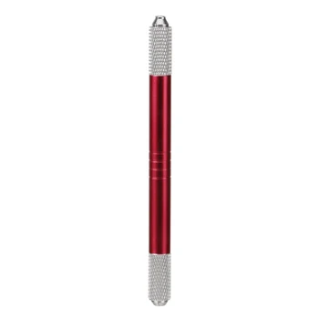 

1Pcs Red Microblading Pen Manual Tattoo Machine for Permanent Makeup Eyebrow Tattoo Pen Manual Pen maquina de tatuagem Tebori
