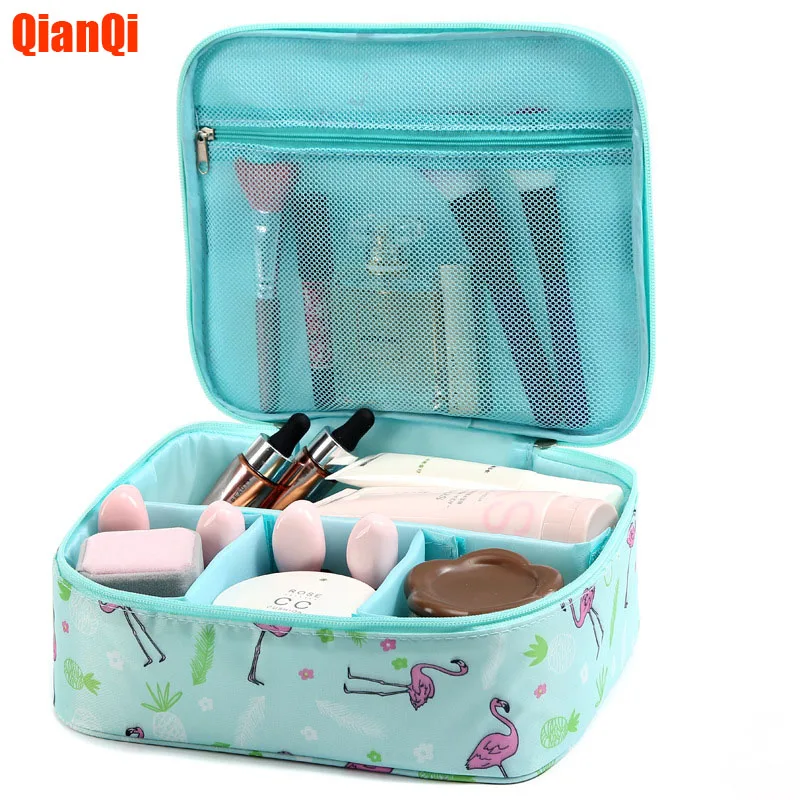  New travel cosmetic bag Neceser portable storage bag large capacity wash bag female cosmetic bag Qi