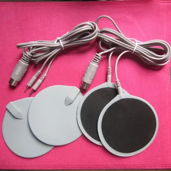 

Micro current electrode pads with cables for electrode stimulation massage machine