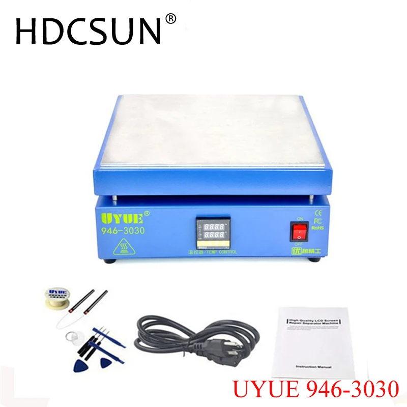 

UYUE 946-3030 Preheater Station Constant Temperature Heating Plate Station for BGA Reballing Hot Plate