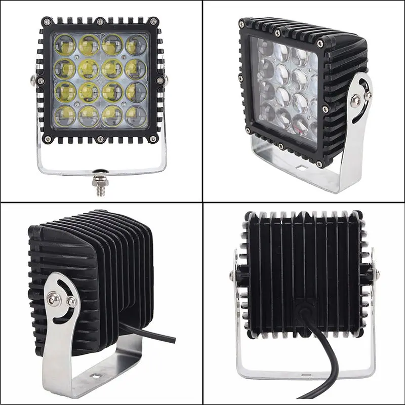 5 80w 4D Led Working Light Spot Beam 4x4wd Truck Fog Driving Lamp LED WORK LIGHT 4D OPTICAL DRIVING SPOT LAMP JEEP FOG SUV Led Work Light Spot Beam Boat 4x4 ATV Driving SUV 4D Optical Led Work Light Spot Beam