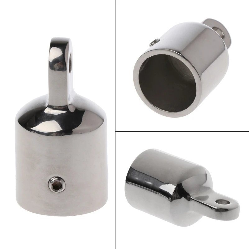 

Stainless Steel Bimini Top Eye End Cap For 0.98'' Pipe Marine Boat Yacht