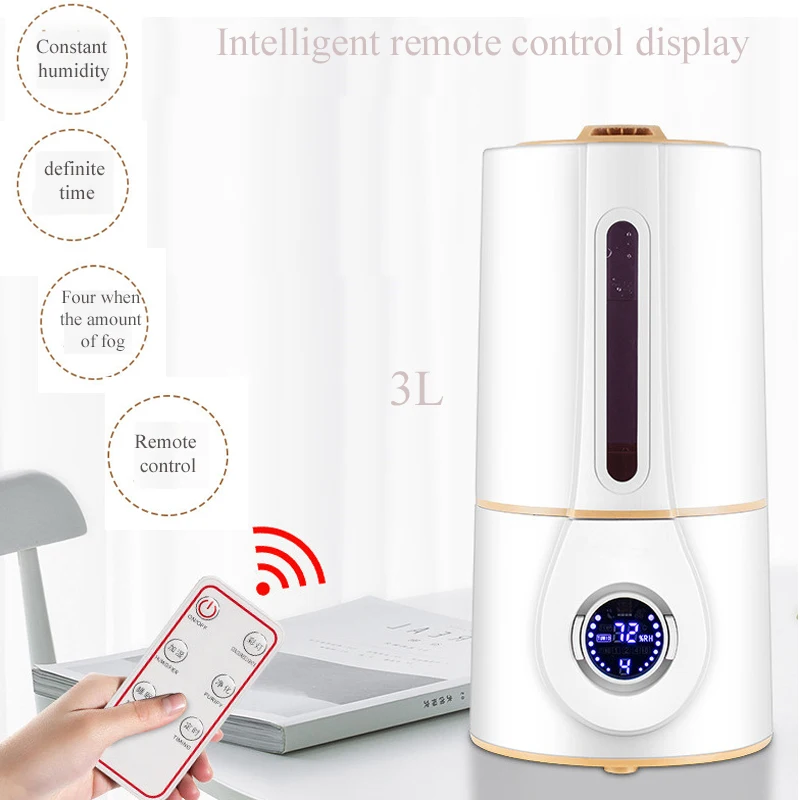 

Varlfull Air Diffuser 3L fogger Ultrasonic Air Humidifier with remote control electric Air Purifier Cool Mist Maker for home